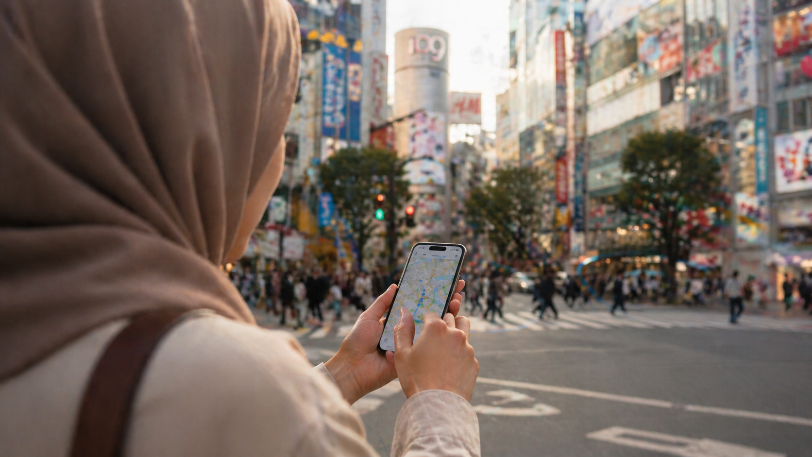 Daily street scenes in Japan